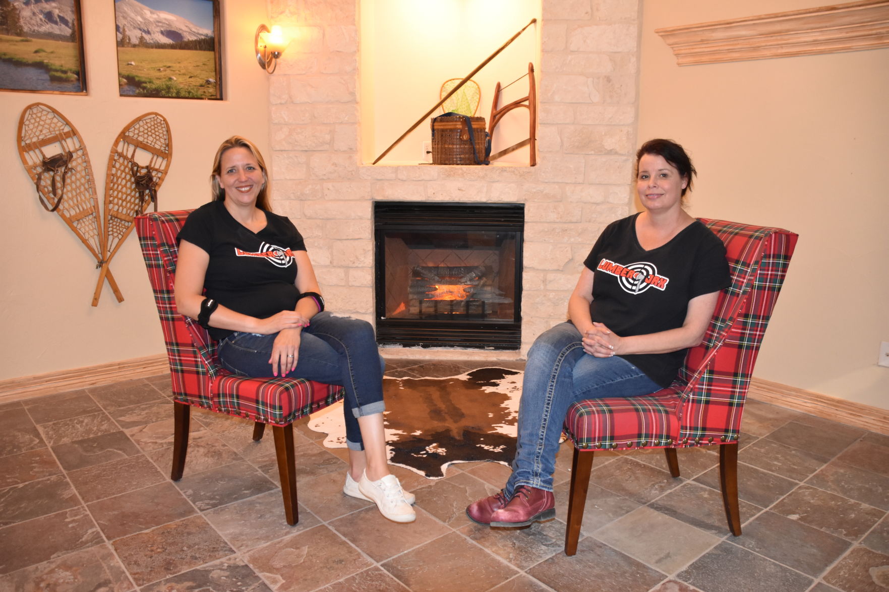 Lumberjax Amber Rouse and Clarissa Stuart